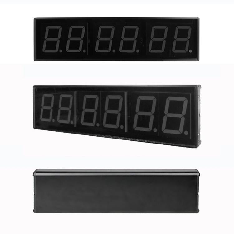 KYX--0040 4 inch 6-digit LED Sports Fitness Multi-function Timer, AU Plug, US Plug, EU Plug, UK Plug