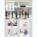 KYX--0040 4 inch 6-digit LED Sports Fitness Multi-function Timer, AU Plug, US Plug, EU Plug, UK Plug