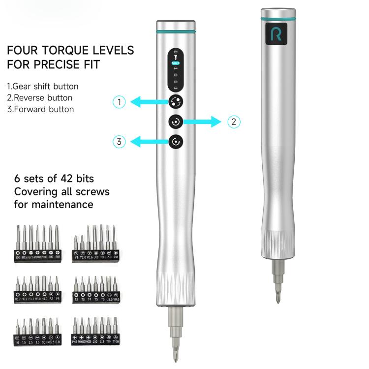 RF4 RF-ED4S Multi-function Electric Screwdriver Set, RF4 RF-ED4S
