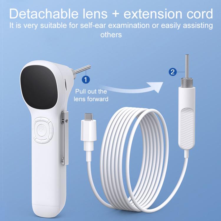 TESLONG SA160 1.45 Inch HD Screen Handheld Smart Visual Otoscope, SA160