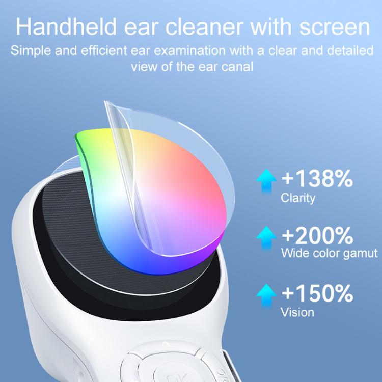 TESLONG SA160 1.45 Inch HD Screen Handheld Smart Visual Otoscope, SA160