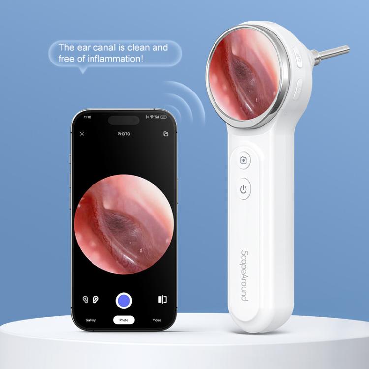 TESLONG SA200 1.85 Inch Screen WIFI Handheld Smart Visual Otoscope, SA200