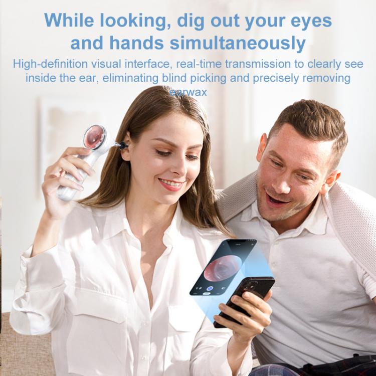 TESLONG SA200 1.85 Inch Screen WIFI Handheld Smart Visual Otoscope, SA200