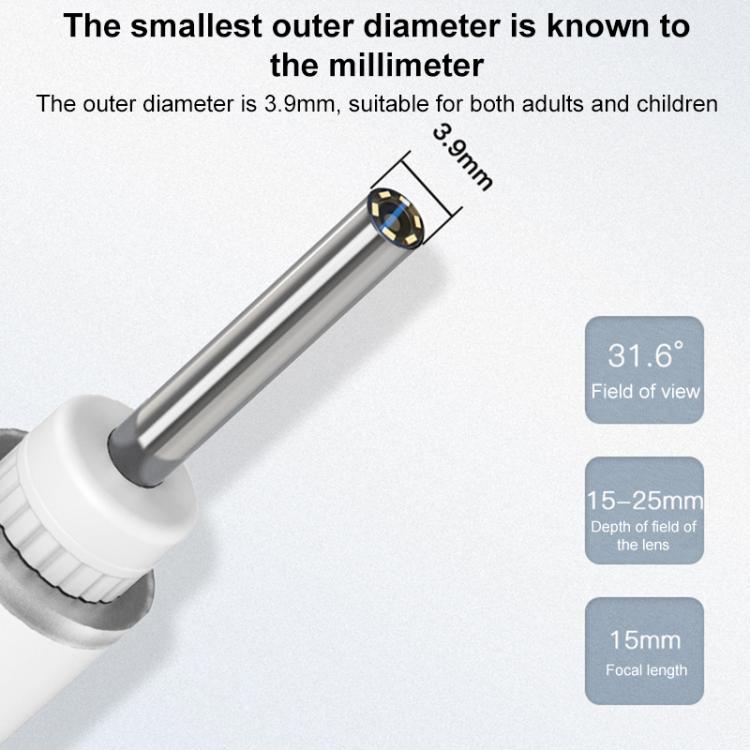 TESLONG SA39A WIFI Smart Visual Otoscope LED Ear Pick, SA39A