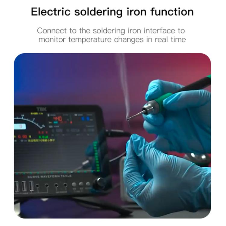 TBK D7 Multifunctional Curve Waveform Meter with Electric Soldering Iron Function
