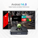 Tanix TX7 8K UHD Android 14 Smart TV Box with Remote Control, Allwinner H728 Octa-Core, 2GB+16GB, 4GB+32GB