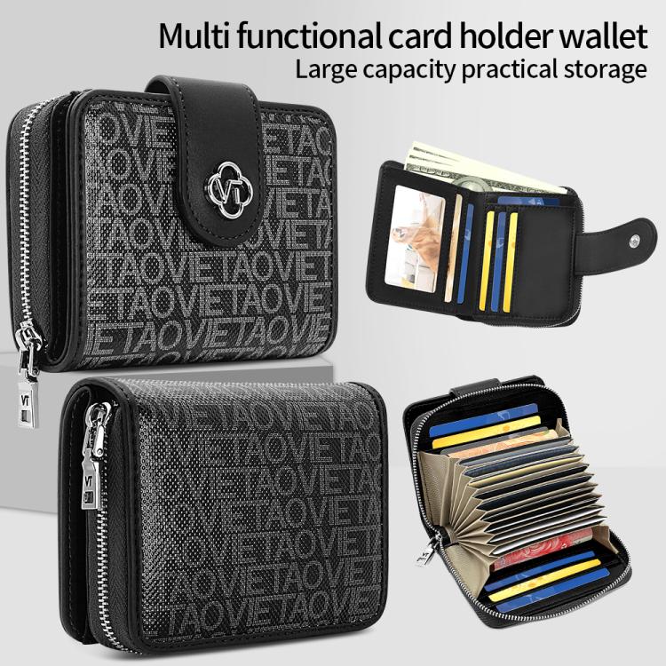VIETAO VT-ZP-241 Multifunctional Leather Card Holder Wallet
