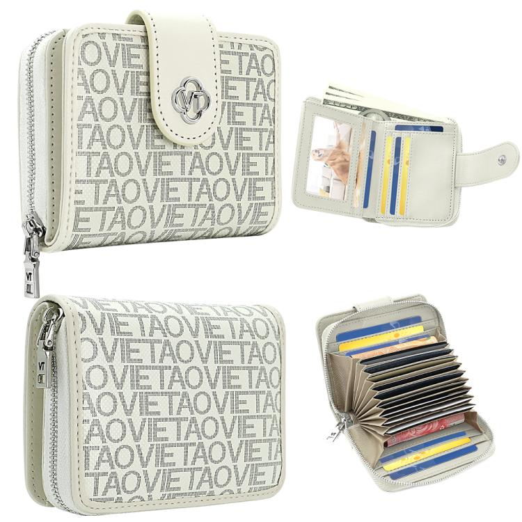 VIETAO VT-ZP-241 Multifunctional Leather Card Holder Wallet