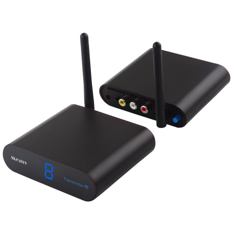 Measy AV230 2.4GHz Wireless Audio / Video Transmitter and Receiver with Infrared Return Function, Distance: 300m, AV230 Black