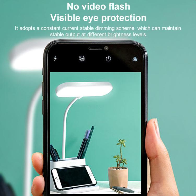 LED 3-color Pen Holder Desk Lamp Smart Voice Control Light, SD829P