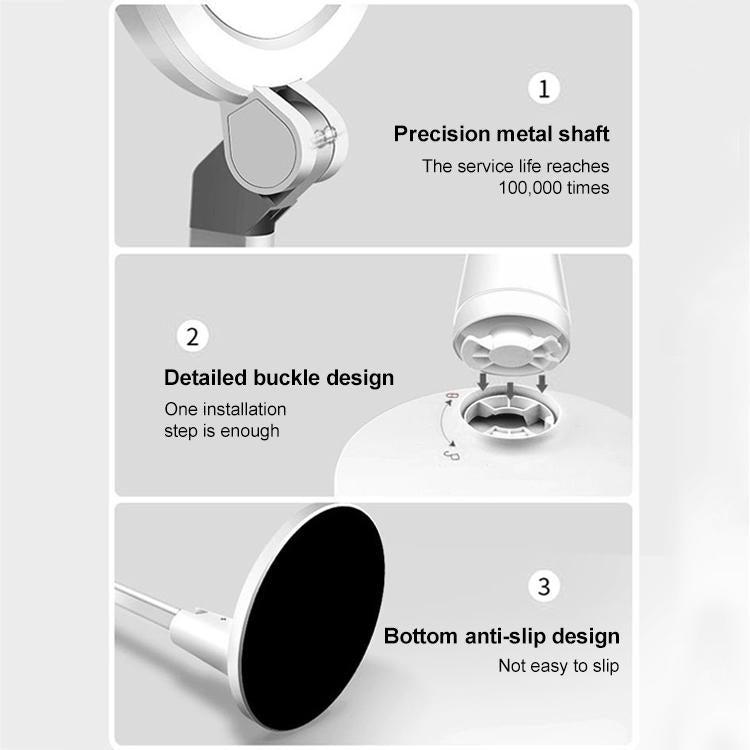 LED Natural Light AA Grade Eye Protection Foldable Study Desk Lamp, SD888