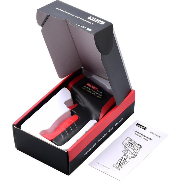 Wintact WT323E Infrared Thermometer Measuring Range -50 to 1050 Degrees Celsius, WT323E