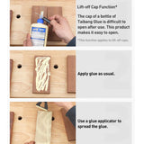 Glue Tray DIY Roller Brush Crevice Brush Woodworking Glue Tools, Single Glues Spreader, 4pcs/Set