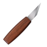 Long Blade Bevel Pointed Hand Carving Knife Utility Knife, Walnut, Bamboo