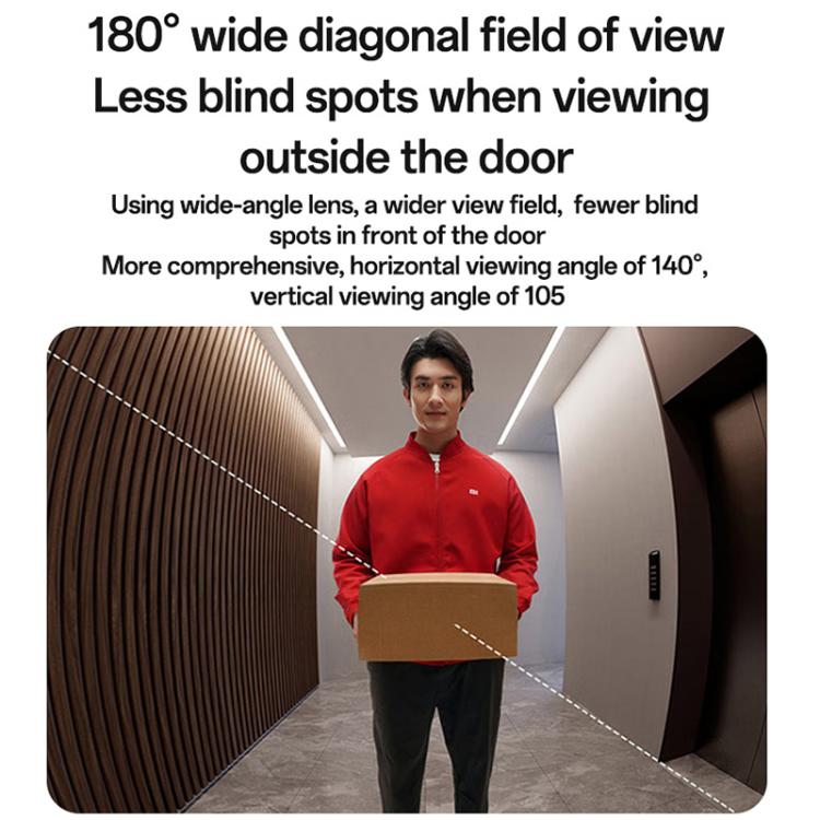 Yesido KM27 4.3 inch TFT Screen 2.4G Wireless Video Intercom Doorbell