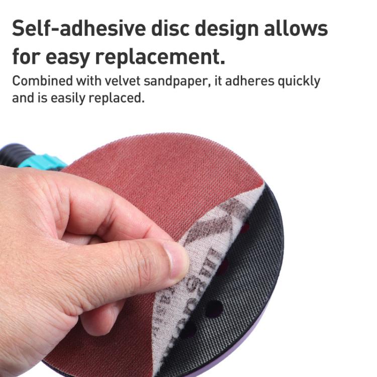 Manual Round Dust Extraction Polishing Hand Grinding Board with Sandpaper Set