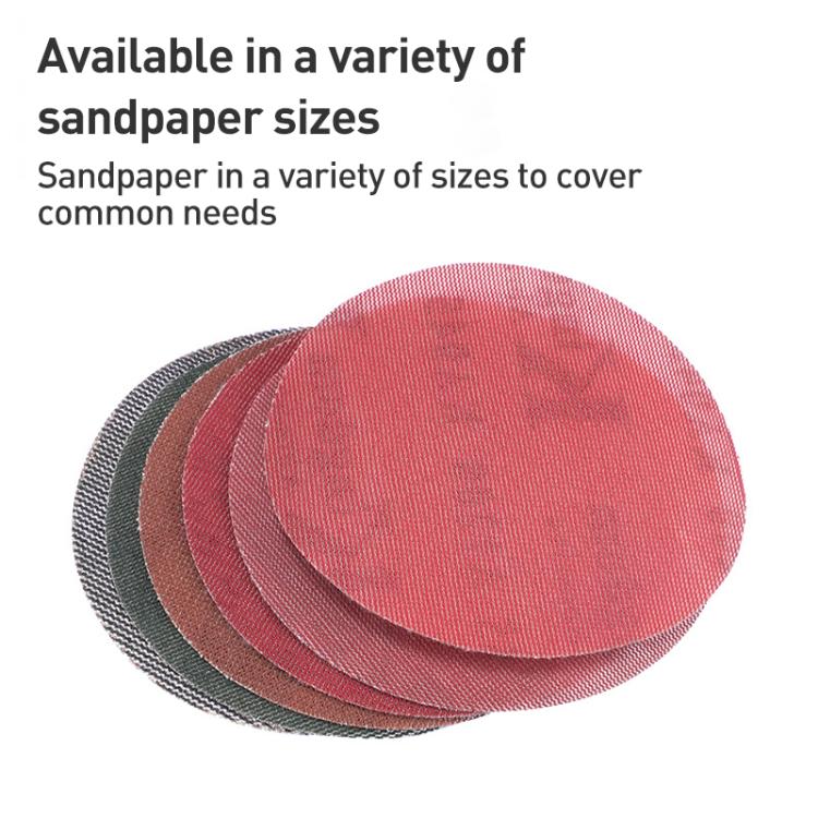 Manual Round Dust Extraction Polishing Hand Grinding Board with Sandpaper Set