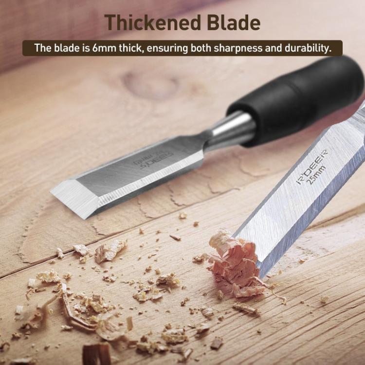 RUITOOL Knockable Through Handle Woodworking Chisel Slotting Chisel Carving Tool, Right Angle Chisel, Right Angle+Flat Chisel