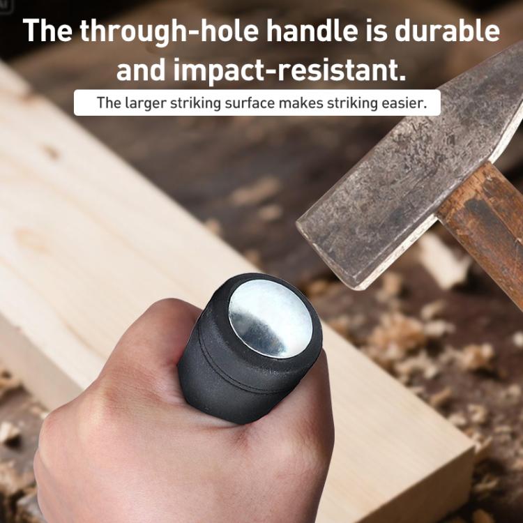 RUITOOL Knockable Through Handle Woodworking Chisel Slotting Chisel Carving Tool, Right Angle Chisel, Right Angle+Flat Chisel