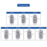 Stainless Steel Extended Knurled Drill Sleeve Multifunctional Drilling Locator, 4mm, 5mm, 6mm, 7mm, 8mm, 9mm, 10mm