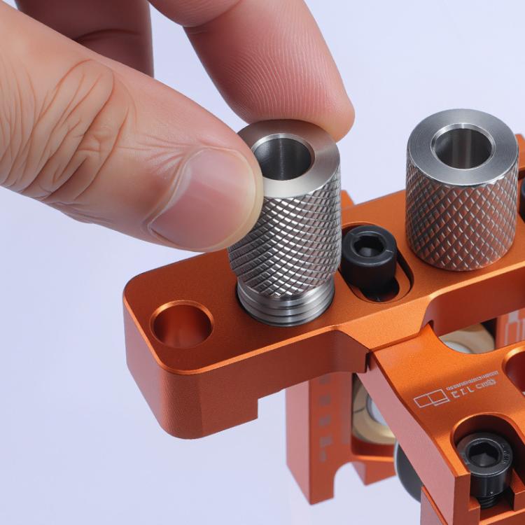 Stainless Steel Extended Knurled Drill Sleeve Multifunctional Drilling Locator, 4mm, 5mm, 6mm, 7mm, 8mm, 9mm, 10mm