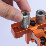 Stainless Steel Extended Knurled Drill Sleeve Multifunctional Drilling Locator, 4mm, 5mm, 6mm, 7mm, 8mm, 9mm, 10mm