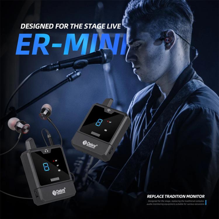 DEBRA ER-mini Portable Wireless Monitor System Transmitter & Receiver, ER-mini