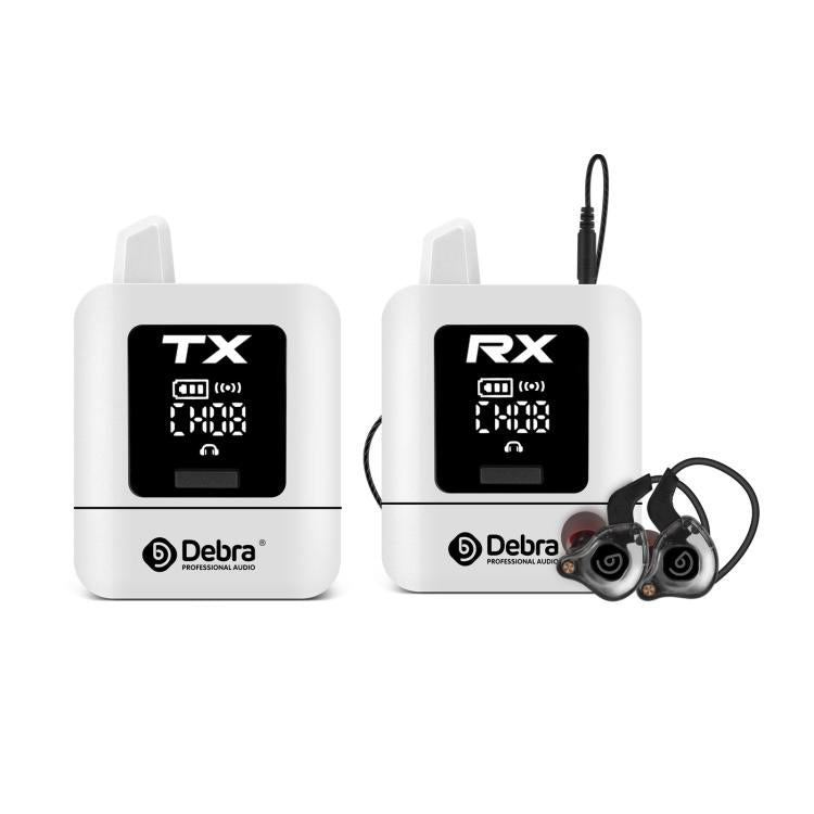 DEBRA ST-mini 2.4G Stereo Wireless Monitor System Transmitter & Receiver, TX & RX