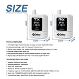 DEBRA ST-mini 2.4G Stereo Wireless Monitor System Transmitter & Receiver, TX & RX