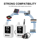 DEBRA ST-mini 2.4G Stereo Wireless Monitor System Transmitter & Receiver, TX & RX