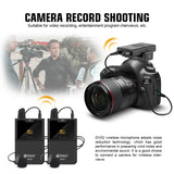 DEBRA DV-01 Wireless Lavalier Microphone TX & RX Outdoor Interview Live Broadcast, DV-01