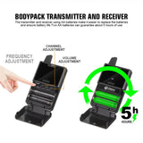 DEBRA DV-01 Wireless Lavalier Microphone TX & RX Outdoor Interview Live Broadcast, DV-01