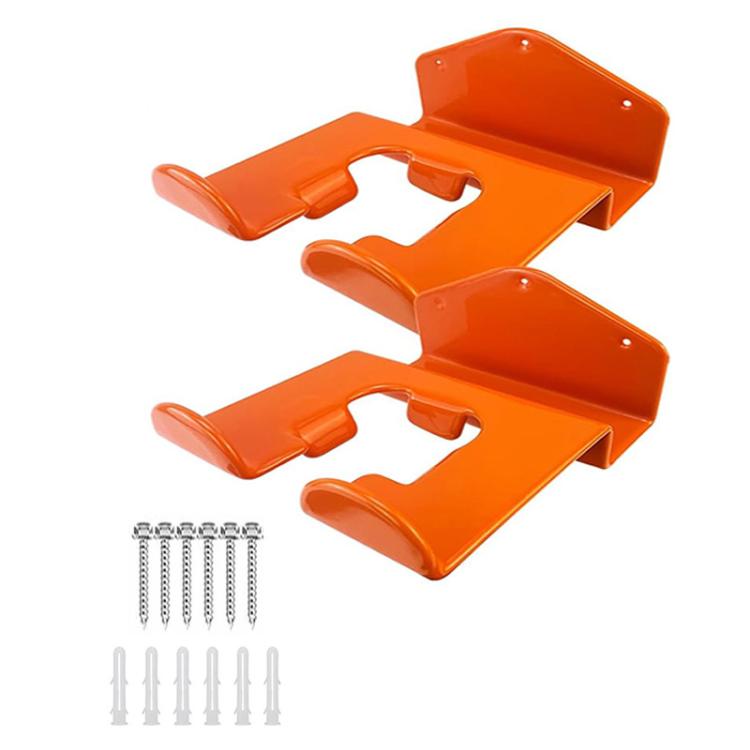 2pcs/Pack Wall Mounted Lawn Mower Dual Hook Stand Heavy Duty Storage Hanger, Dual Hook Stand