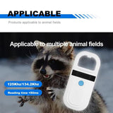 134.2KHz Portable Small Animal Identification Chip Reader
