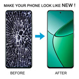 OLED LCD Screen Digitizer Full Assembly with Frame, For Realme 12+ 5G RMX3867, For Realme 11 4G RMX3636