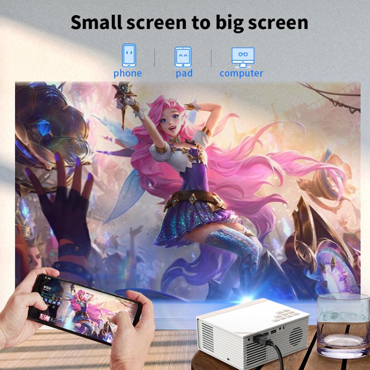 WOWOTO WWT-BL02E Android 9.0 LCD Display 1280x720P 150ANSI Smart Projector, WWT-BL02E