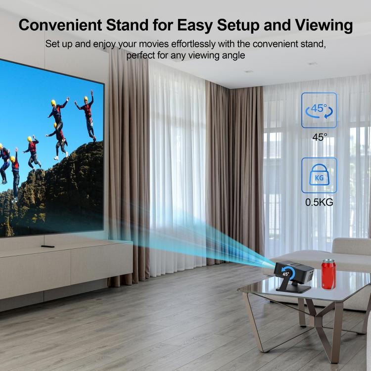 WOWOTO WWT-BL15 Android 11 LCD Display 720P 120ANSI Smart Projector, WWT-BL15