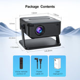 WOWOTO WWT-BL15 Android 11 LCD Display 720P 120ANSI Smart Projector, WWT-BL15