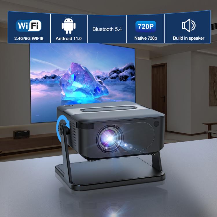 WOWOTO WWT-BL15 Android 11 LCD Display 720P 120ANSI Smart Projector, WWT-BL15