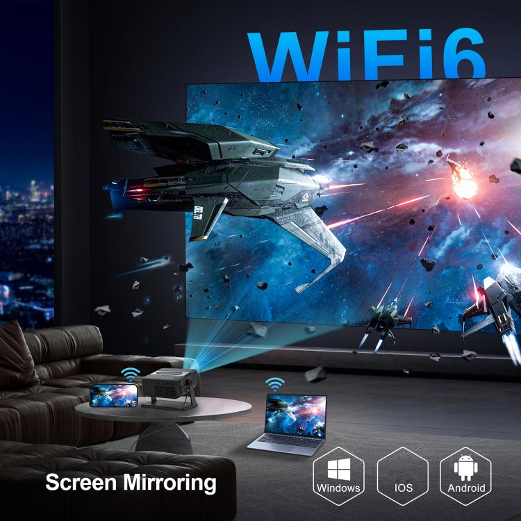 WOWOTO WWT-BL15 Android 11 LCD Display 720P 120ANSI Smart Projector, WWT-BL15