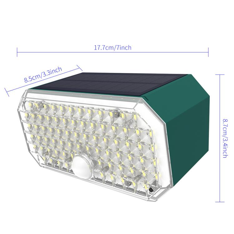 N776B Solar LED High Power Dual Color Sensor Wall Light