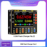 i2C C08 Flash Charger No.1 Digital Waveform Ammeter with Charge Detection / Voltage Measurement, Standard edition, Power Edition, All in 1 Set