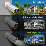 SriHome NVS008-AHD006 2MP HD 4-CH XVR NVR Camera Network Video Recorder Kit, NVS008-AHD006 4-CH