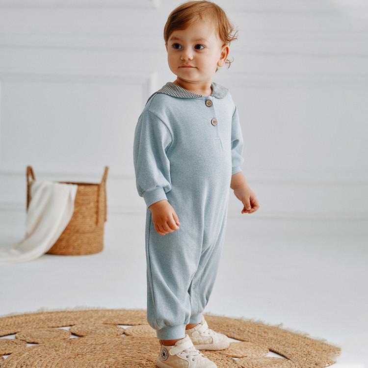 Benzdeer Crawling Clothes Toddler Long Sleeve Jumpsuit, 66cm, 73cm, 80cm, 90cm