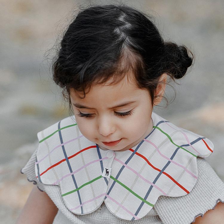 Benzdeer Petal Shape Bib Infants Saliva Towel, Love Heart, Ripple Red and Blue Grid, Ripple Bow, Large Color Grid, Pink and Yellow Stripes, Pink and Blue Stripes, Retro Checkered Flowers, Retro Butterfly, Retro Line Flowers, Retro Umbrella, Tool       ...