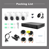 SriHome NVS008-AHD030 2MP HD 4-CH XVR NVR Camera Network Video Recorder Kit, NVS008-AHD030 2MP