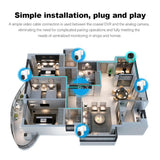 SriHome NVS008-AHD030 2MP HD 4-CH XVR NVR Camera Network Video Recorder Kit, NVS008-AHD030 2MP