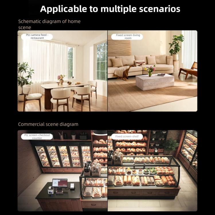 Original Xiaomi Mijia Smart Camera 4 Dual Lens PTZ 360 Degree AI Detection 5MP WiFi 6 Home Security Mi Home APP Camera, Xiaomi Mijia Smart Camera 4 Dual Lens