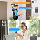 SriHome NVS001-IPC037 2MP HD 4-CH NVR WiFi IP Camera Kit, EU Plug, US Plug, UK Plug, AU Plug