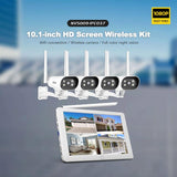 SriHome NVS009-IPC037 2MP 4-CH NVR WiFi IP Camera Kit, EU Plug, US Plug, UK Plug, AU Plug